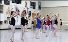  ?? FILE PHOTO/LAUREN HALLIGAN - MEDIANEWS GROUP ?? Young dancers show their skills during a 2019 audition to dance with the New York City Ballet.