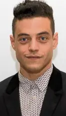  ??  ?? Rami Malek