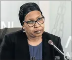  ?? Picture: AFP/ GIANLUIGI GUERCIA ?? HOT SEAT: Former Gauteng health MEC Qedani Mahlangu testifies at the Life Esidimeni public hearing