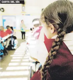  ??  ?? Las clases del nuevo año escolar del sistema público de enseñanza inican el próximo lunes, 14 de agosto.