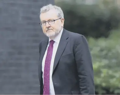  ??  ?? 0 David Mundell is caught in the crossfire between Holyrood and No.10 – but he has placed himself there