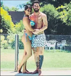  ?? LEOMESSI/INSTAGRAM ?? Antonella Roccuzzo y Leo Messi, de vacaciones en Argentina