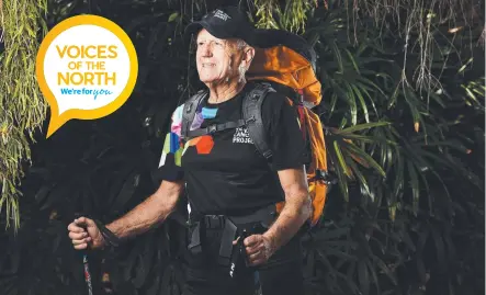  ?? CHARITY TREKKER: Col Reynolds will take on the Kokoda Track for the second time at the age of 80. Picture: ZAK SIMMONDS ??