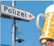  ?? FOTO: SVEN HOPPE ?? 600 Polizeibea­mte werden auf dem Volksfest in München dieses Jahr im Einsatz sein.