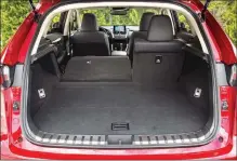  ??  ?? Inside the NX, a reclining rear seat with a 60/40 split helps you make the most of the generous cargo space.