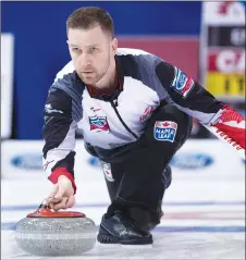  ?? CP PHOTO ?? Brad Gushue will carry Canadian colours into the Tim Hortons Brier in Regina.