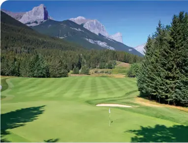  ??  ?? STEWART CREEK GOLF &amp; COUNTRY CLUB, CANMORE, AB