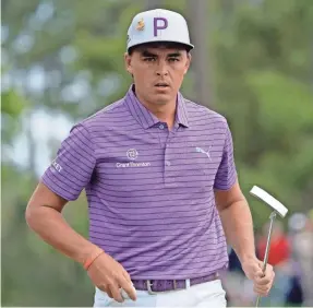  ?? JASEN VINLOVE/USA TODAY SPORTS ?? Rickie Fowler is coming off a two-week break after playing four tour events.