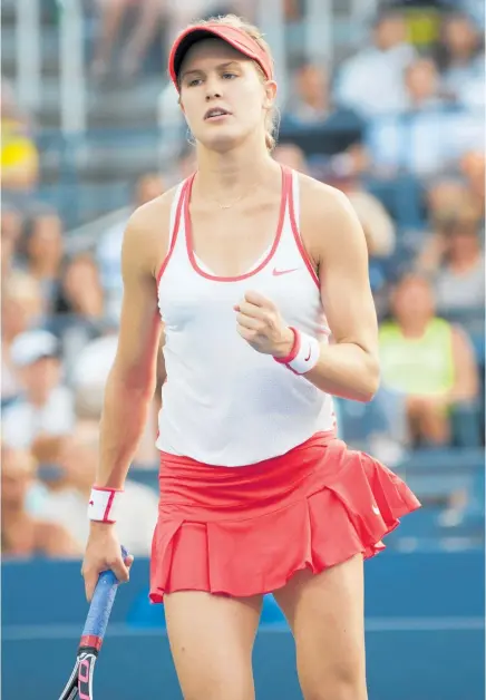  ?? Photo / Getty Images ?? Eugenie Bouchard, from Canada, will provide some of the star power in the women’s field at the ASB Classic.