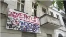  ??  ?? In Berlin tenants had long been protesting gentrifica­tion and rent hikes