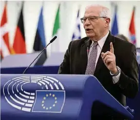  ?? ?? Josep Borrell: Odbacio je Trumpovu izjavu