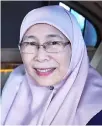  ??  ?? Datuk Seri Dr Wan Azizah Wan Ismail