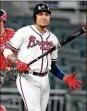  ?? CURTIS COMPTON / CCOMPTON@AJC.COM ?? In 17 games since Dansby Swanson’s injury, Johan Camargo (above) has hit .158 (9 for 57).