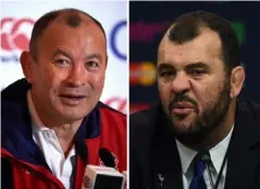  ??  ?? Cheika and Eddie Jones have known each other since the 1980s (Getty)