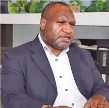  ??  ?? Papua New Guinea Prime Minister James Marape.