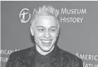  ?? AFP/GETTY IMAGES ?? “SNL” star Pete Davidson has vowed to remain strong.