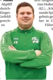  ?? FOTO: FUPA ?? Andre Wienes, der Trainer des Hülser SV, war mit dem 1:1 zufrieden.