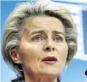  ?? Dpa-BILD: Hoslet ?? Steht in der Kritik: Ursula von der Leyen