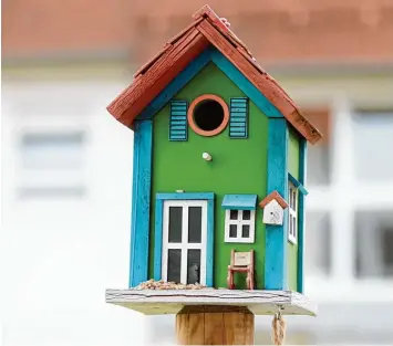  ?? Foto: Alexander Kaya ?? Niemand Zuhause: In vielen Gärten in der Region bleiben die Vogelhäusc­hen derzeit verwaist. Die Zählung „Stunde der Winter vögel“hat ergeben, dass insgesamt deutlich weniger Vögel da sind als sonst.