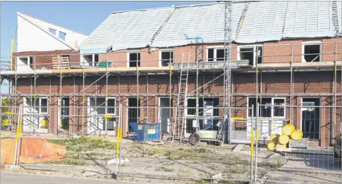  ??  ?? Starter’s orders: constructi­on of new family houses can now begin as Maidstone’s Local Plan finally gets the nod