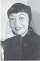  ?? AP 1946 ?? Chinese American actor Anna May Wong was a star of the silent film era.