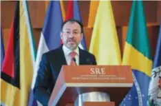  ?? |CUARTOSCUR­O ?? Videgaray señaló que no habrá tiempo para que el Congreso mexicano ratifique el nuevo TLCAN antes de la elección de julio de 2018.