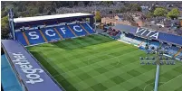  ?? ?? ●●Stockport County’s Edgeley Park ground