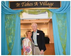  ??  ?? Board member and event co-chair Sherry Halleran with Neal Halleran at the museum’s 2020 fundraiser