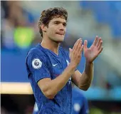  ?? (Afp) ?? Marcos Alonso
29 anni, spagnolo, terzino sinistro di spinta del Chelsea. Ex Fiorentina, ora è un obiettivo dell’inter di Antonio Conte