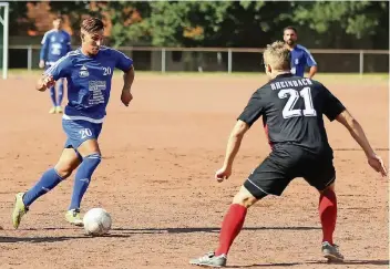  ?? FOTO: UWE MISERIUS (ARCHIV) ?? Auf die Tore von FCL-Angreifer Amine Azzizi (l.) wird es auch gegen Bonn-Endenich ankommen.