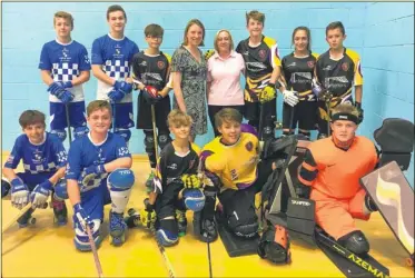  ??  ?? The Maidstone and Herne Bay under-15 sides along with MP Tracey Crouch