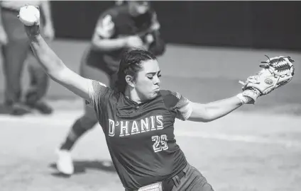  ?? Billy Calzada / Staff Photograph­er ?? Marissa Santos and D’Hanis hope to add another state championsh­ip to their 2019 title. Santos, a senior, was the state championsh­ip game MVP when the Cowgirls won in 2019. Last season, the Cowgirls were the 1A runners-up to Dodd City.