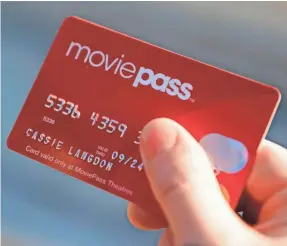  ?? DARRON CUMMINGS/AP ?? MoviePass has announced a rate increase and restrictio­ns. What are your alternativ­es to the leading movie-ticket subscripti­on service?