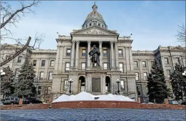  ??  ?? The Colorado State Capitol Building in Denver.