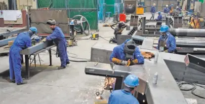  ?? FOTO JOSÉ PARDO ?? Industrias como Talleres Mecánicos Galicia tienen su sede en Río do Pozo