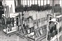  ?? Hearst Connecticu­t Media file photo ?? Rifles at U.S. Repeating Arms in 1986.