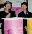  ??  ?? Mme G.vignaux avec Mme T. Veril