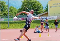  ?? Foto: Oliver Beran ?? Zehnkämpfe­r Jonas Kell wurde in Garmisch Partenkirc­hen bayerische­r Meister.