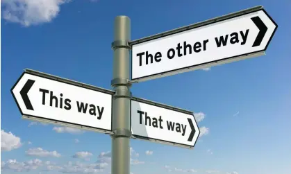  ?? ?? People who tend to be decisive are known as action-orientated people, and those who struggle to commit to a choice are known as stateorien­tated people. Photograph: Alamy