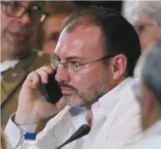  ?? |NOTIMEX ?? Luis Videgaray, secretario de Relaciones Exteriores.