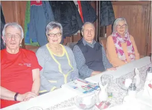  ?? FOTO: VEREIN ?? Der Vorstand der HSPG-Lindau (von links): Schatzmeis­ter Roland Flax, 2. Vorstand Marlies Schädler, 1. Vorstand Dr. Max Kellner, Schriftfüh­rerin Sieglinde Wölfel).