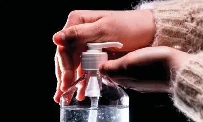  ?? Photograph: Lionel Bonaventur­e/AFP via Getty Images ?? The FDA warned that nine brands of hand sanitizers ‘can be toxic when absorbed through the skin or ingested’.