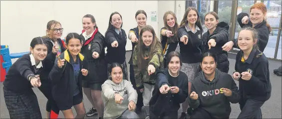  ?? Picture: PAUL CARRACHER ?? STRONG VOCALS: Horsham School of Music’s secondary school choir practises for this year’s Wimmera Music Eisteddfod, which has been postponed because of a statewide COVID-19 lockdown.