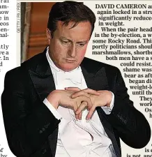  ??  ?? SWEET TOOTH: David Cameron