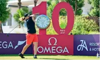  ?? Supplied photo ?? ON COURSE: Caroline Hedwall is leading at OMEGA Dubai Moonlight Classic. —