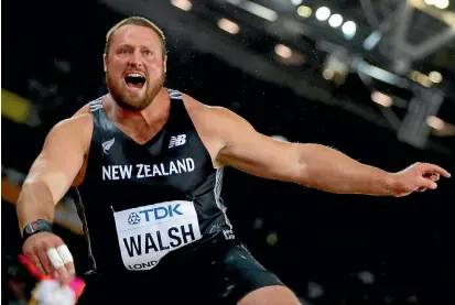  ?? PHOTO: REUTERS ?? Tom Walsh will resume his growing rivalry with Olympic champ Ryan Crouser sooner than expected.