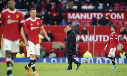  ?? Photograph: Jon Super/AP ?? Ralf Rangnick has had limited success since arriving at Old Trafford midway through the season.