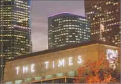  ?? David McNew Getty Images ?? TRUMP SUPPORTERS accused The Times of being biased. Above, The Times building in downtown L.A.