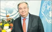  ?? AP FILE ?? ■
The virus could usher the sharpest contractio­n since the Great Depression, said UN Secretary General Antonio Guterres.