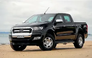  ?? DAVID LINKLATER/STUFF ?? The Ford Ranger has taken over as the most popular one-tonne ute in New Zealand.